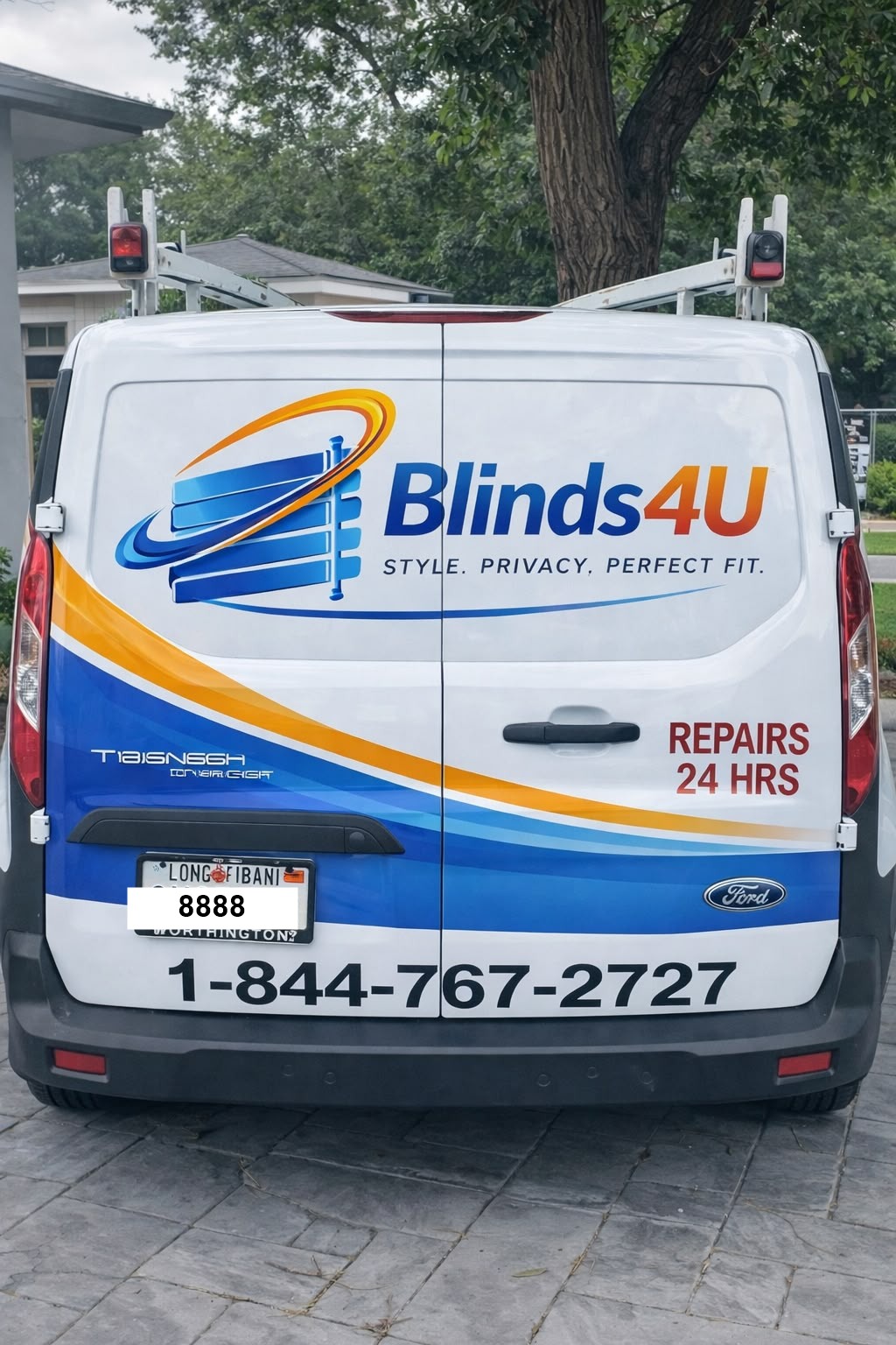 Blinds4u service van